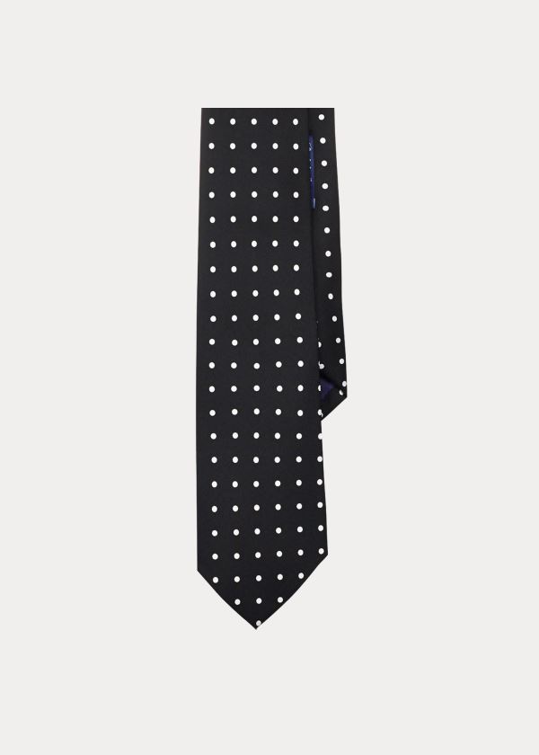 Laços Ralph Lauren Polka-Dot Silk Satin Homem 35480-ZMQL